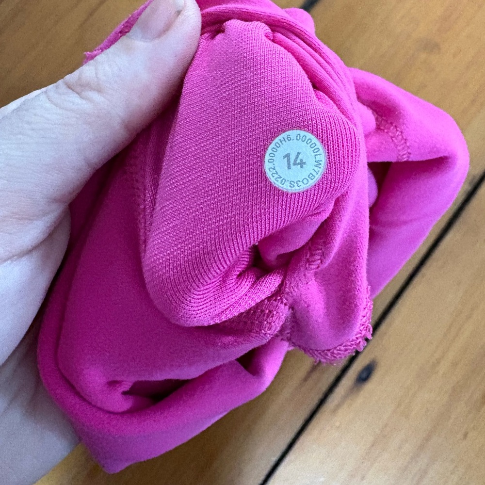 Lululemon Align High-Rise Short 8” Sonic Pink, Size 14 - Fuchsia Hot Pink Neon - Picture 6 of 12
